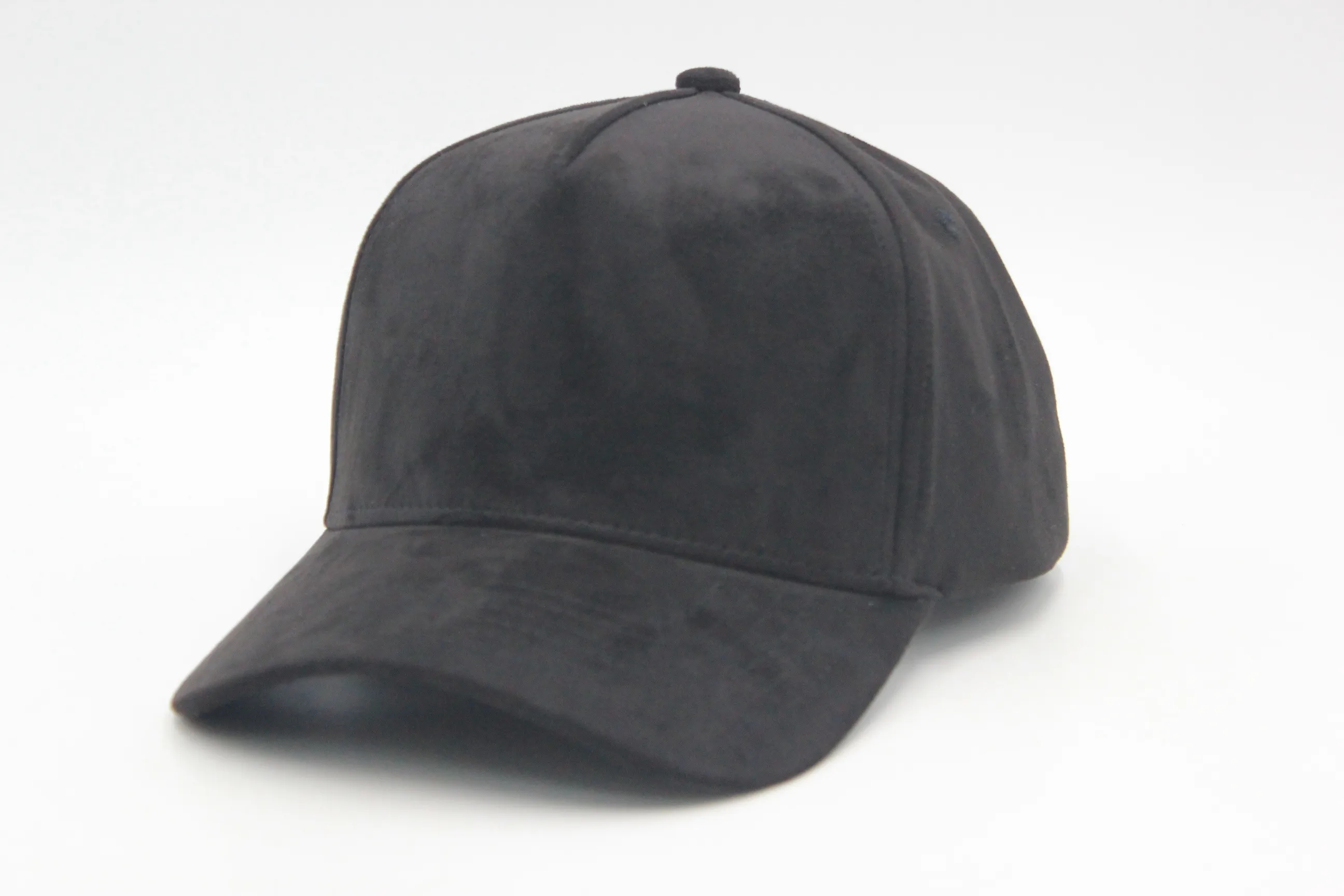 A Frame Suede 5 Panels Baseball Cap Snapback