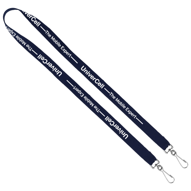 "CULVER" 3/4" Width Dual Attachment Silkscreen Polyester Lanyard 22