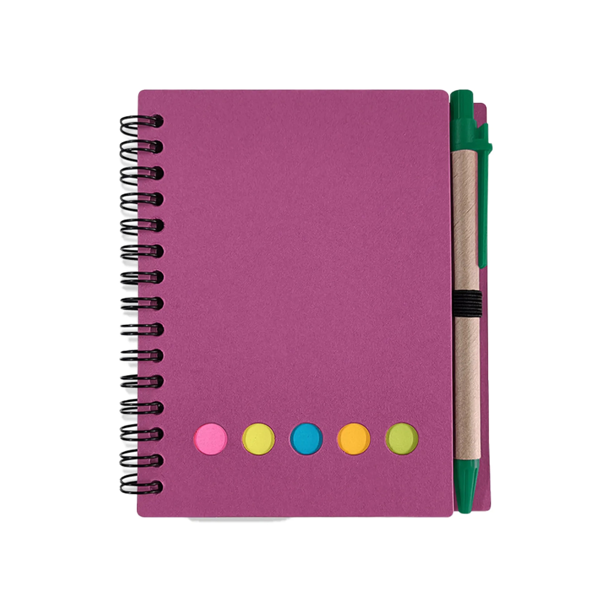 Spiral Notebook with Sticky Notes 3