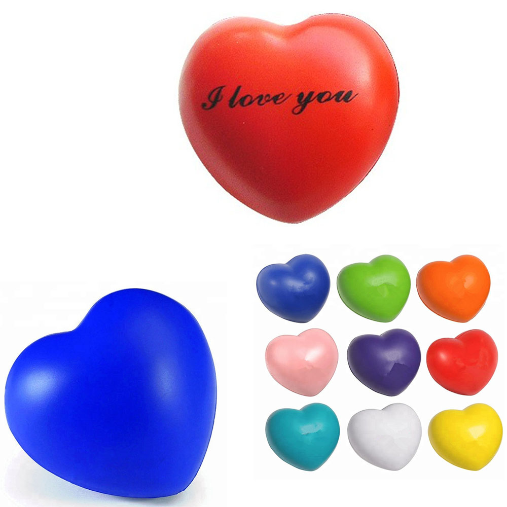 PU Foam Heart Shaped Stress Ball 1
