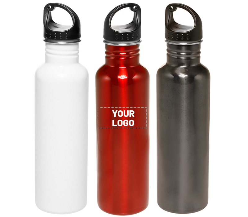 Eco-friendly Stainless Steel Sports Water Bottle, 26 oz. 2