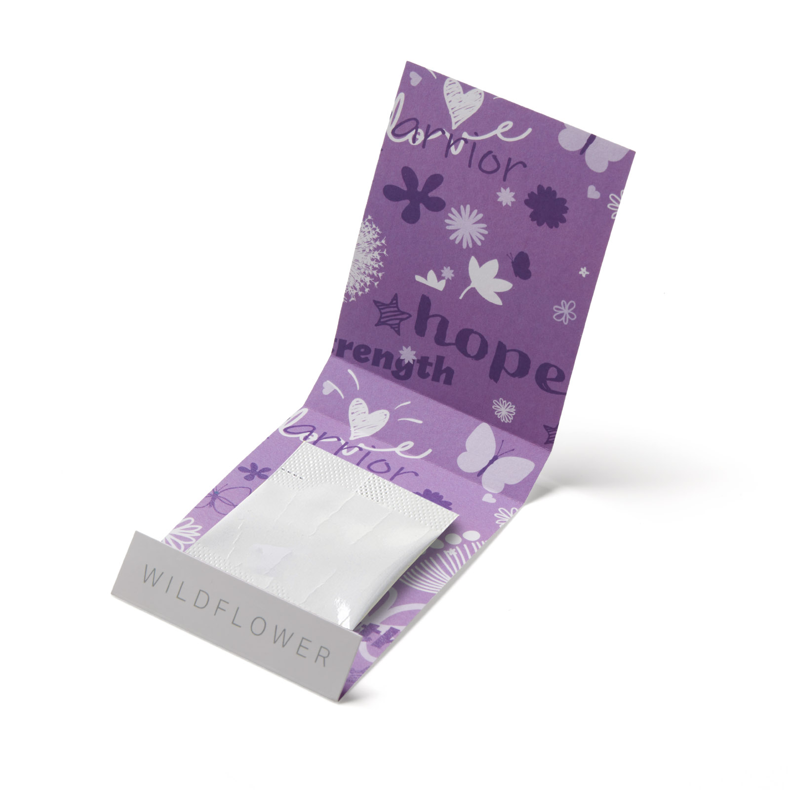 Purple Ribbon Garden of Hope Matchbook 4