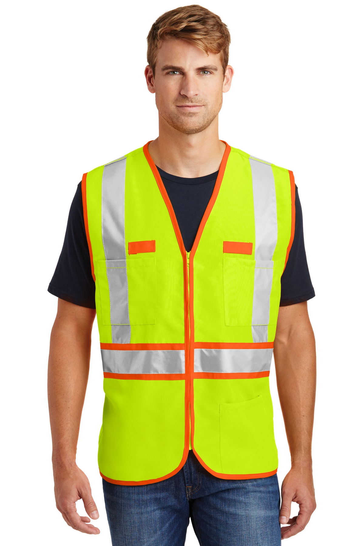 CornerStone - ANSI 107 Class 2 Dual-Color Safety Vest. CSV407 6