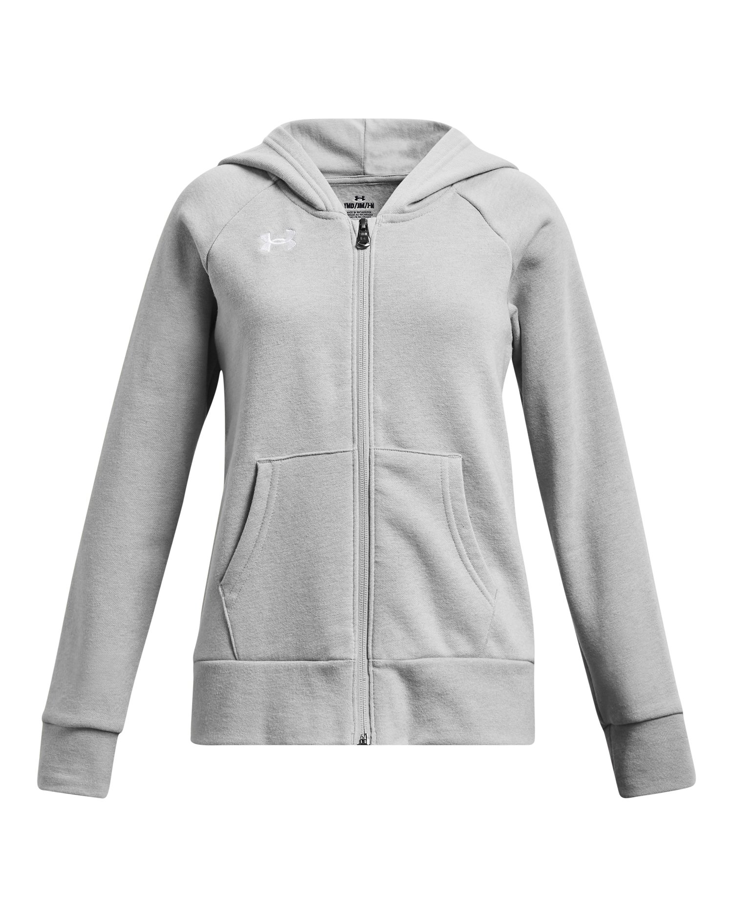 UA Rival Fleece Girls' Full-Zip Hoodie 3