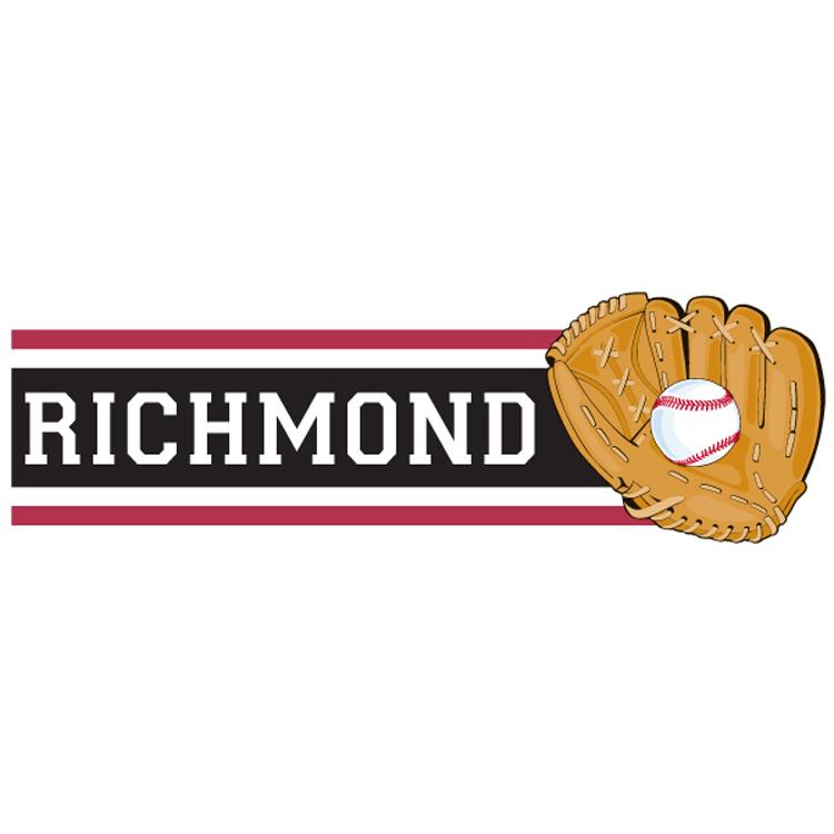 Custom 7" x 2.3" Name & Baseball Glove Car Magnet 2