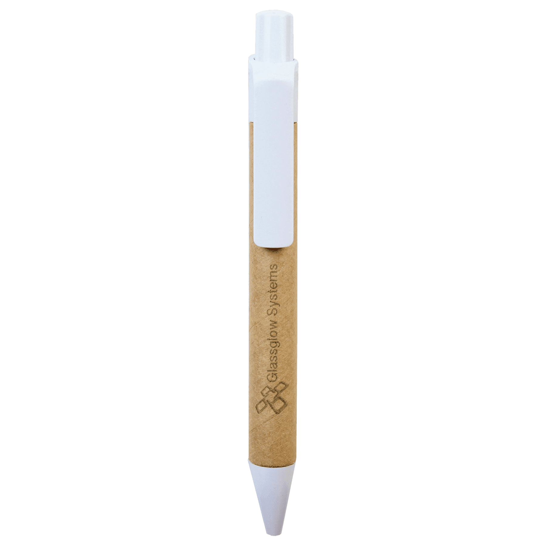 Recycled Paper Pen with White Trim 2