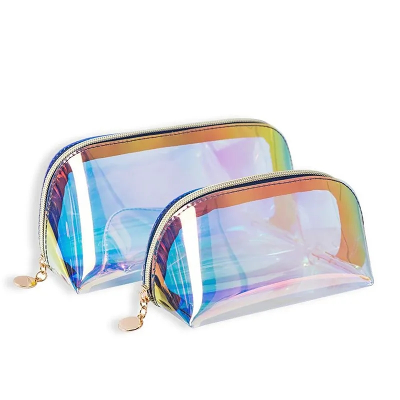 Holographic TPU Cosmetic Makeup Toiletry Bag 2