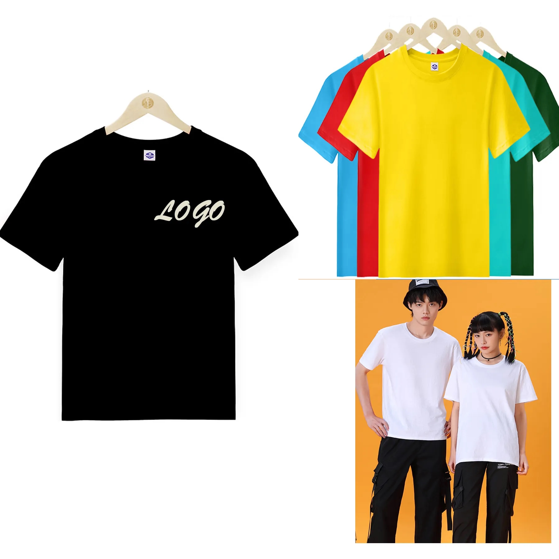 Customed 100% Cotton Preshrunk T-Shirt 5