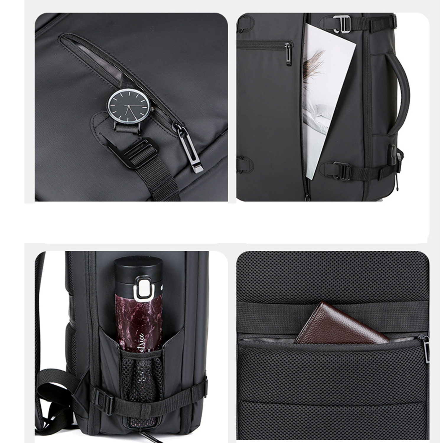 Flight Approved Carry on Daypack Oxford Backpack 3