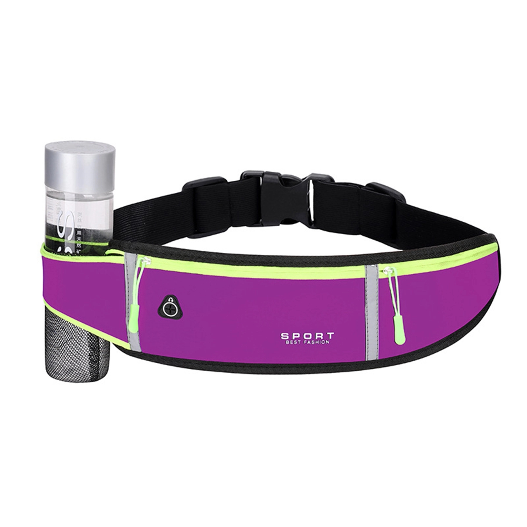 Waterproof Running Waist Pack With Bottle Holder 4