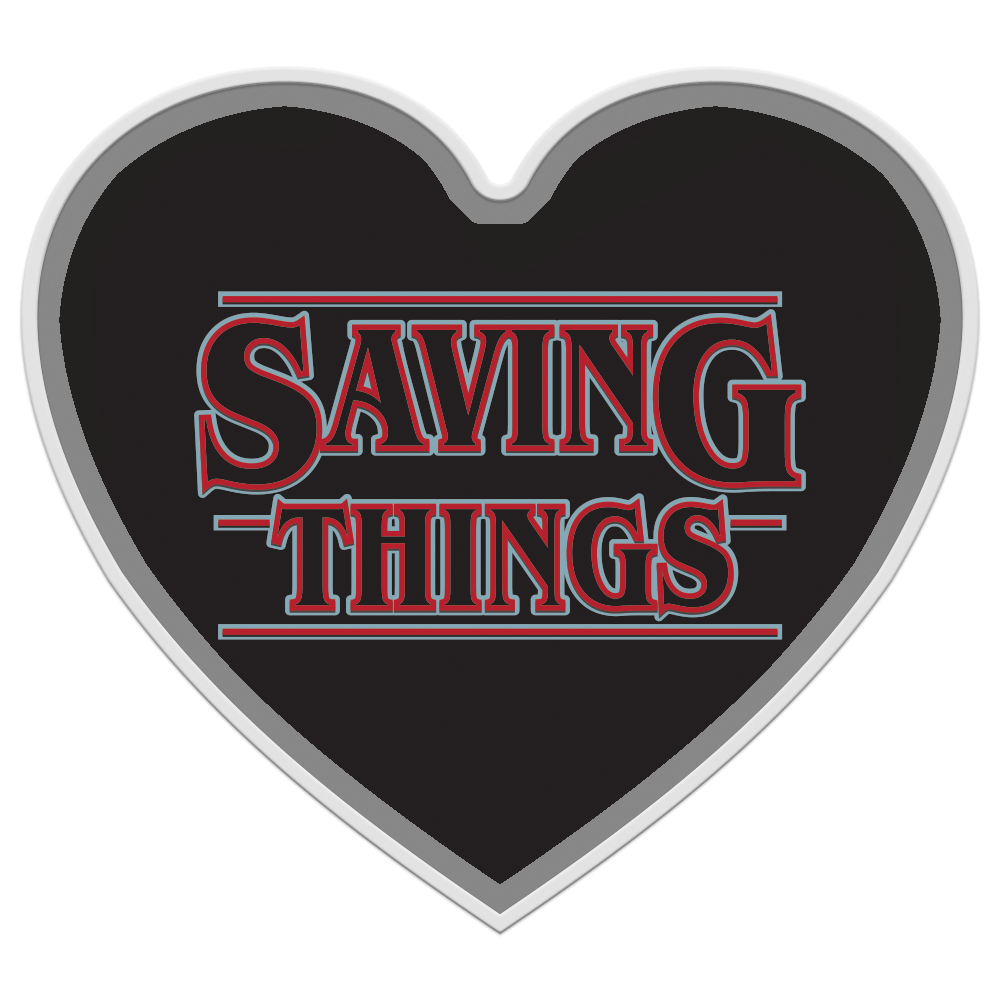Express Vibraprint 1-3/8" x 1-1/4" Heart Lapel Pin & Magnet Back 9