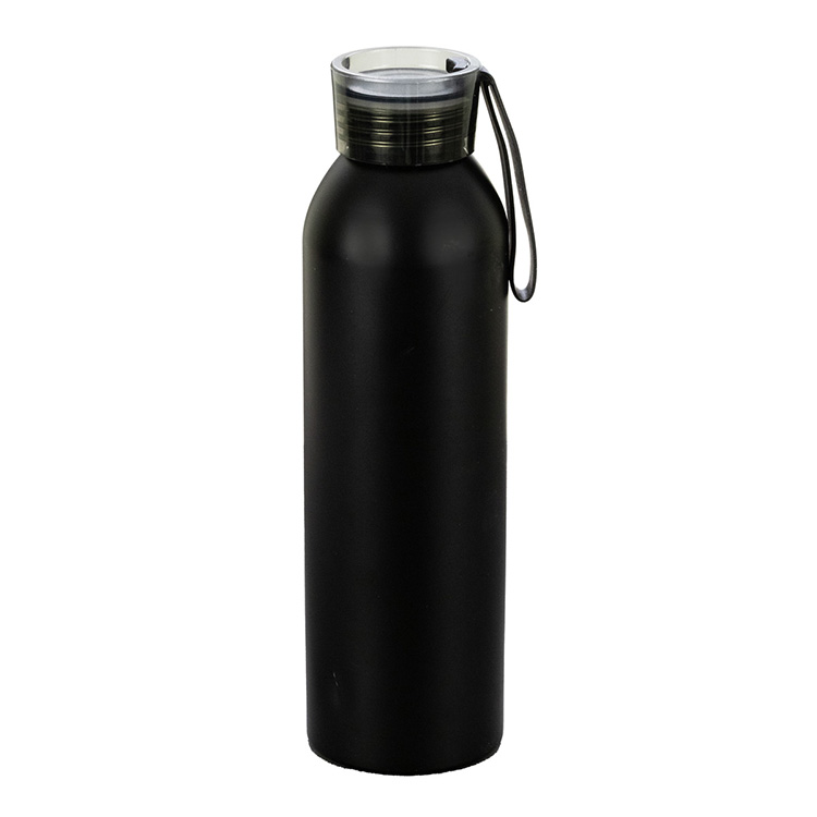 "BENDER" 22 OZ Recycled Aluminum Bottle With Carry Strap Lid 10
