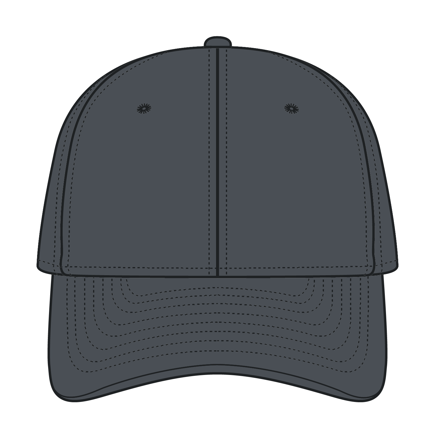 OTTO CAP® OTTO FLEX® Fitted 6 Panel Low Profile Baseball Cap 14