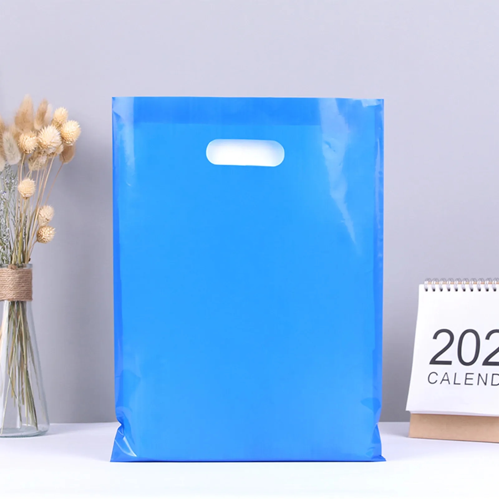 Die Cut Handle Plastic Merchandise Boutique Bag Apparel gift 23