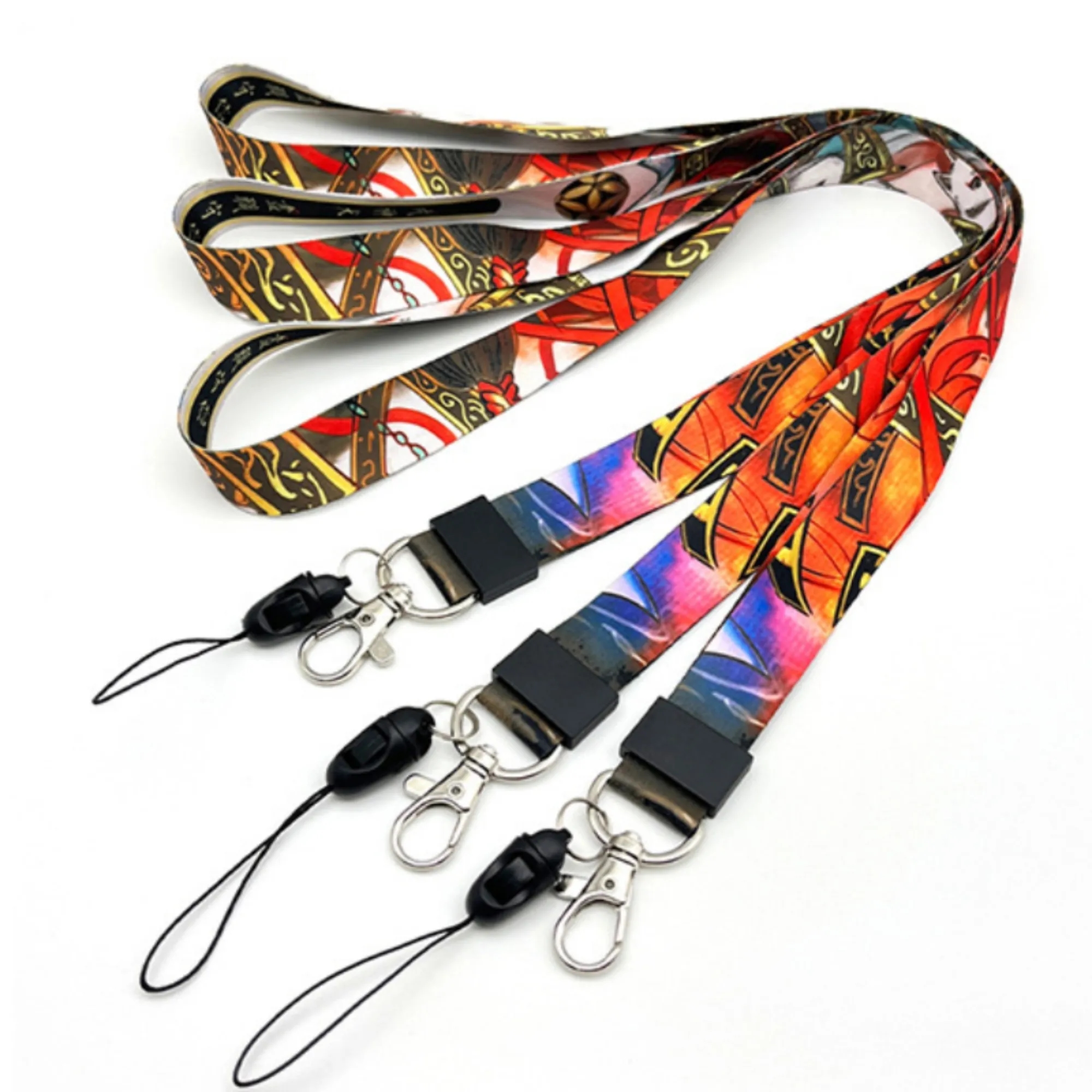 Custom Logo Wrist Lanyard Strap Cute Key ID Badge Holder 4