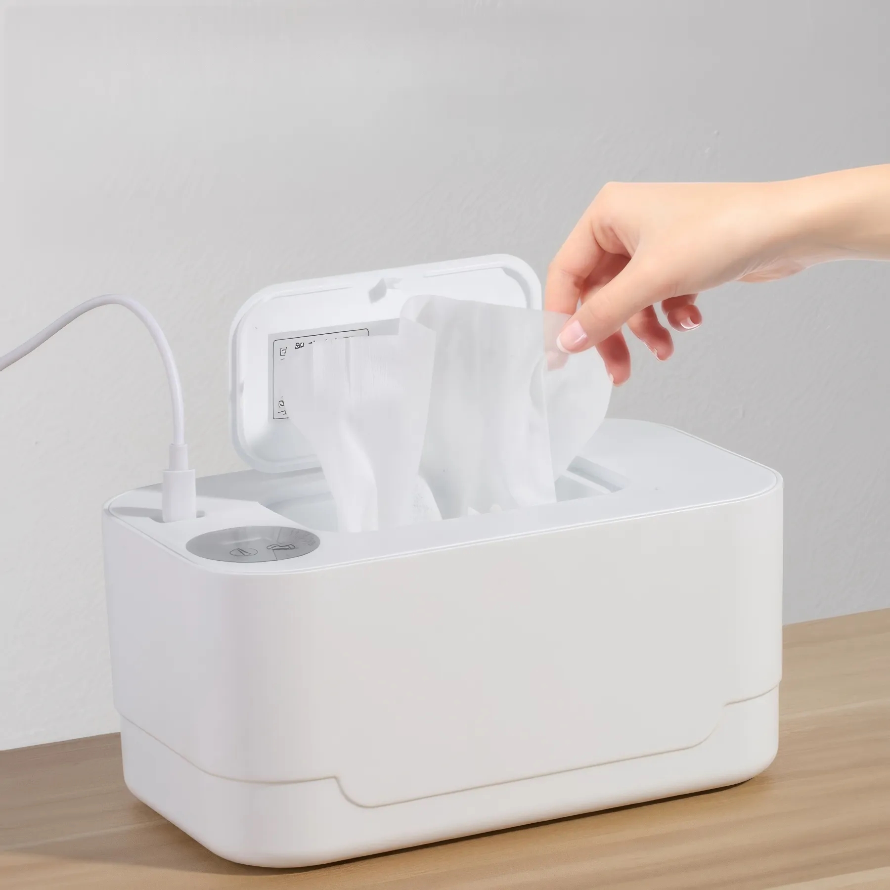 USB Wipes Warmer Smart Nightlight 4