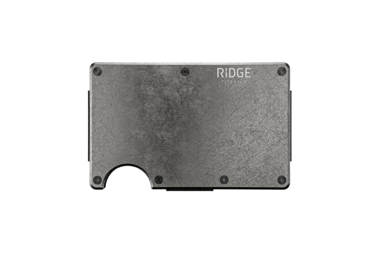 Ridge Stonewashed Money Clip 2