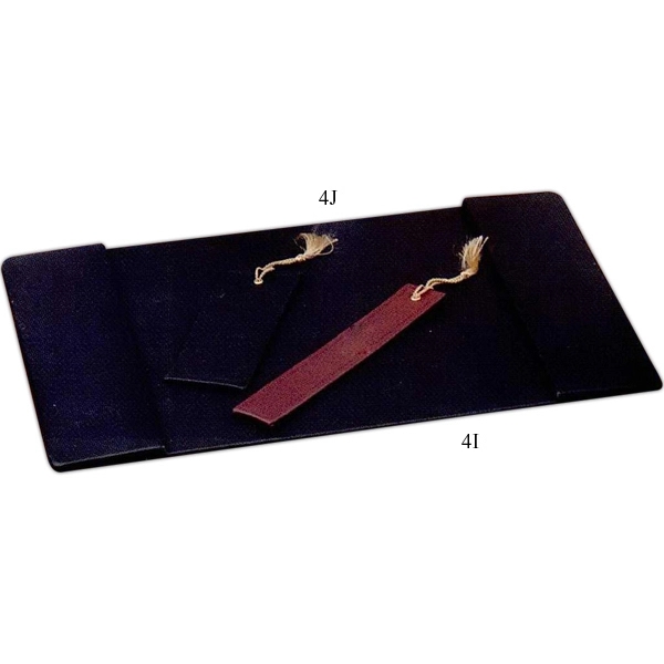 Leather covered desk blotter 2