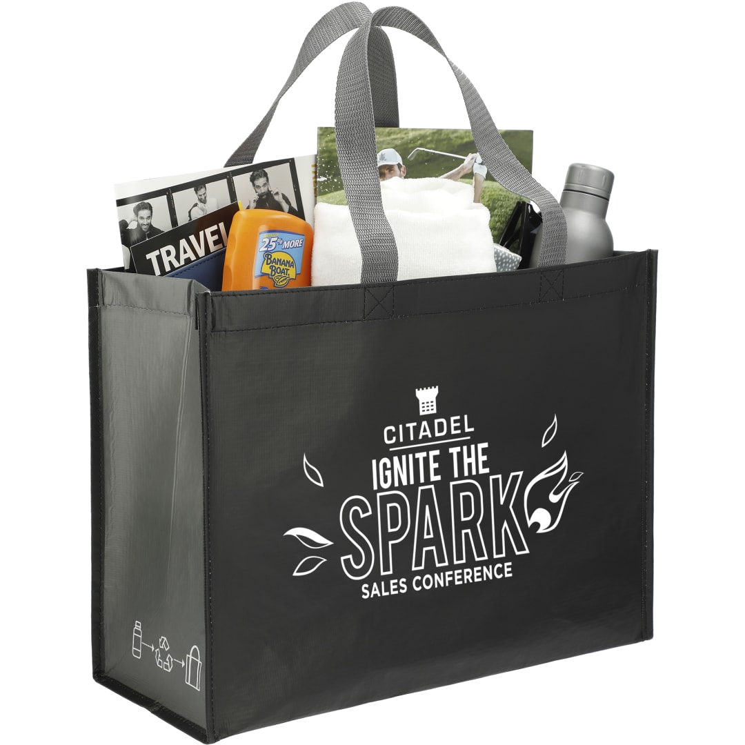 RPET Laminated Matte Shopper Tote 64
