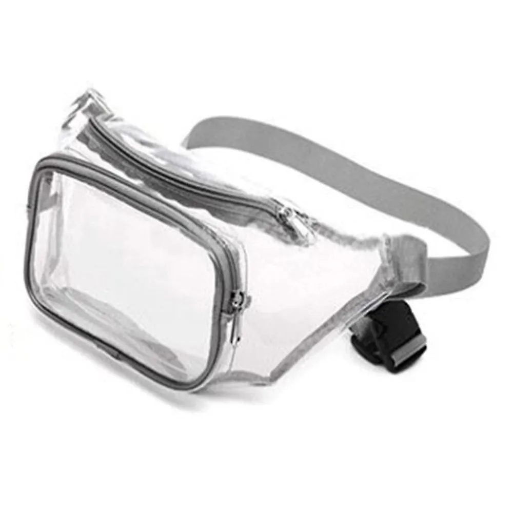 Clear Fanny Pack w/ Zipper Pockets 8