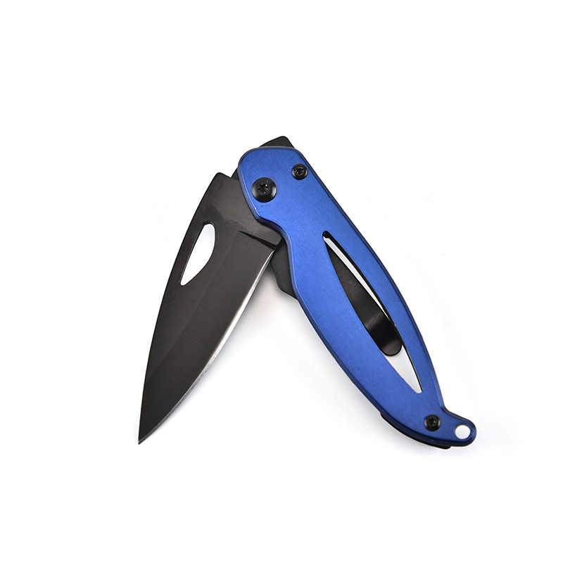 Stainless Steel Folding Pocket Knife with Strap Hole 3