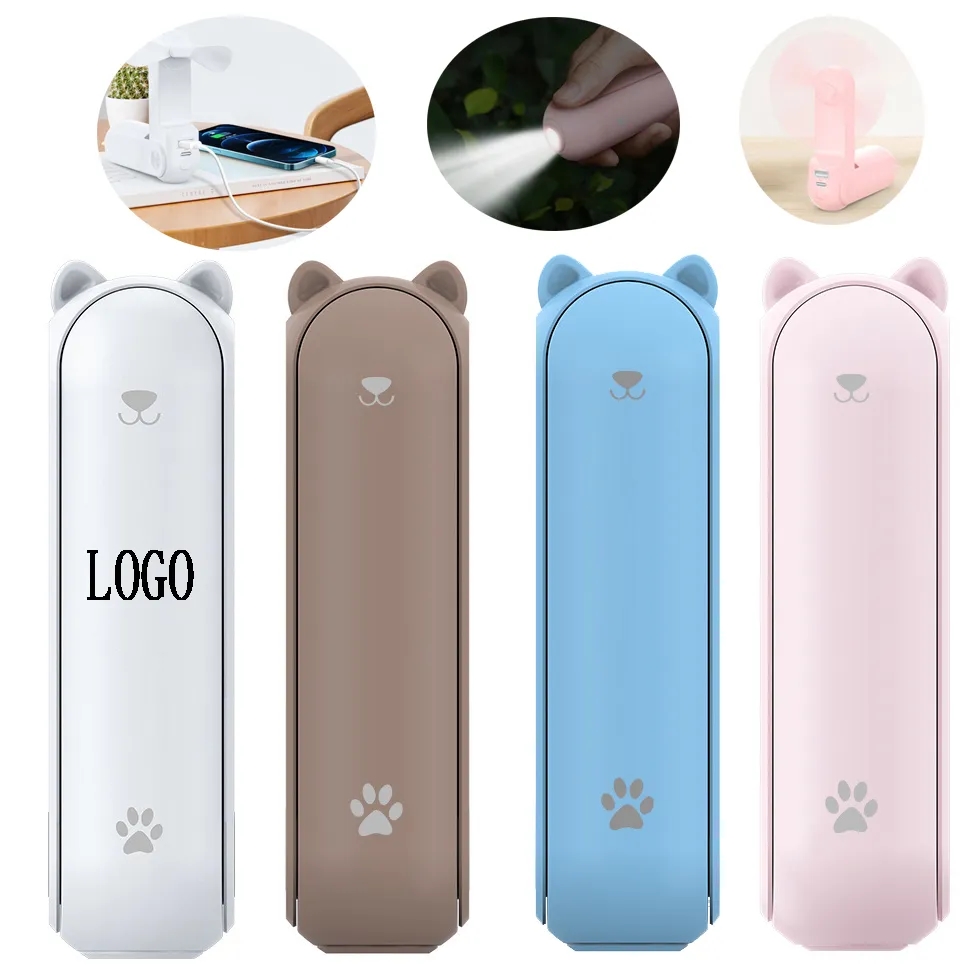 3 In 1 Rechargeable Hand Fan 2