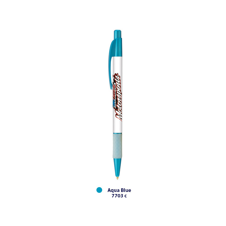Top Flight Slim Frost Plastic Pen (Full Color Imprint) 6