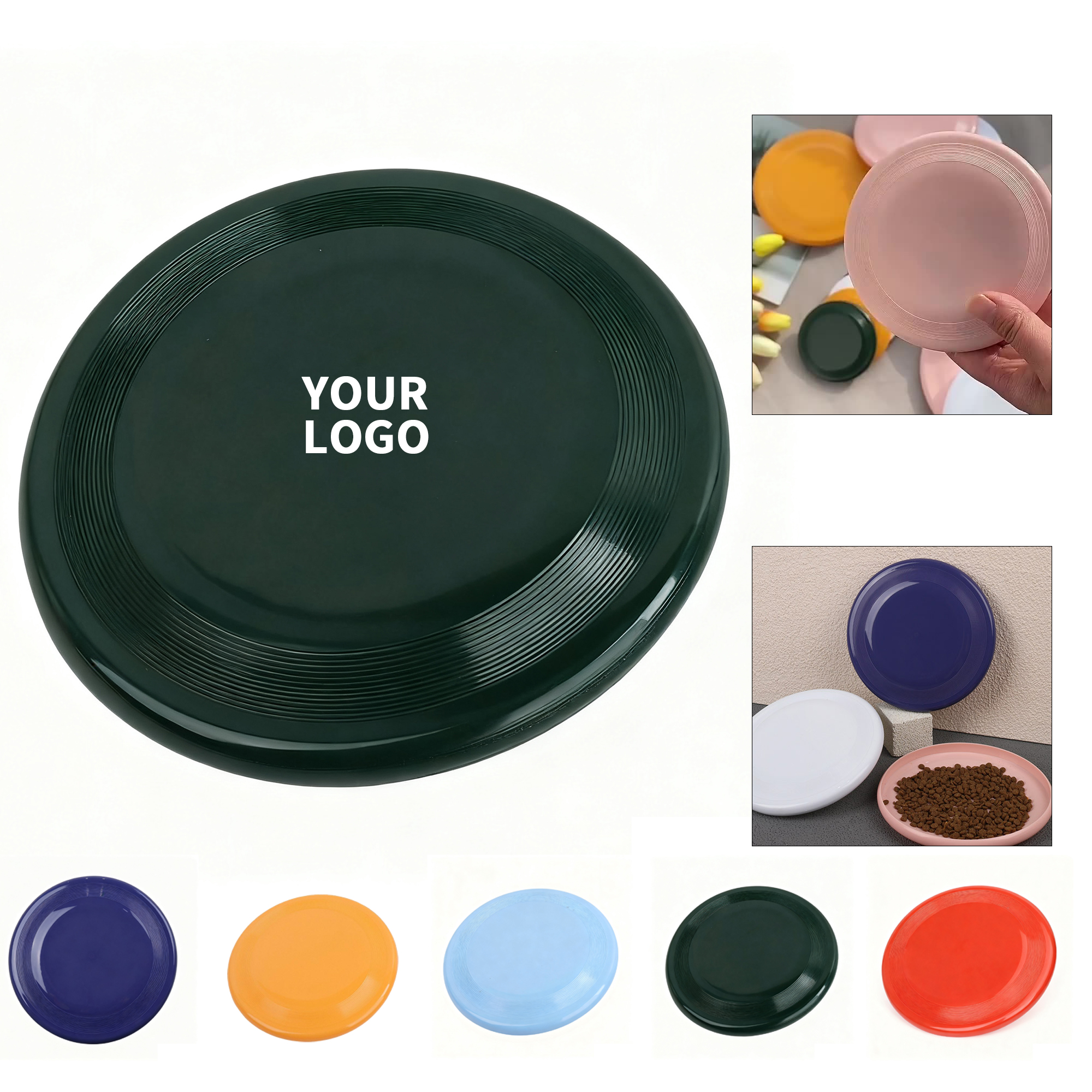 Polypropylene Outdoor Flying Disc 9" Diameter 6