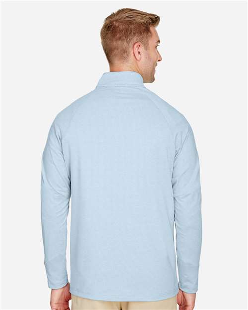 Men's CrownLux Performance® Clubhouse Micro-Stripe Quarter-Zip Pullover - DG480 60
