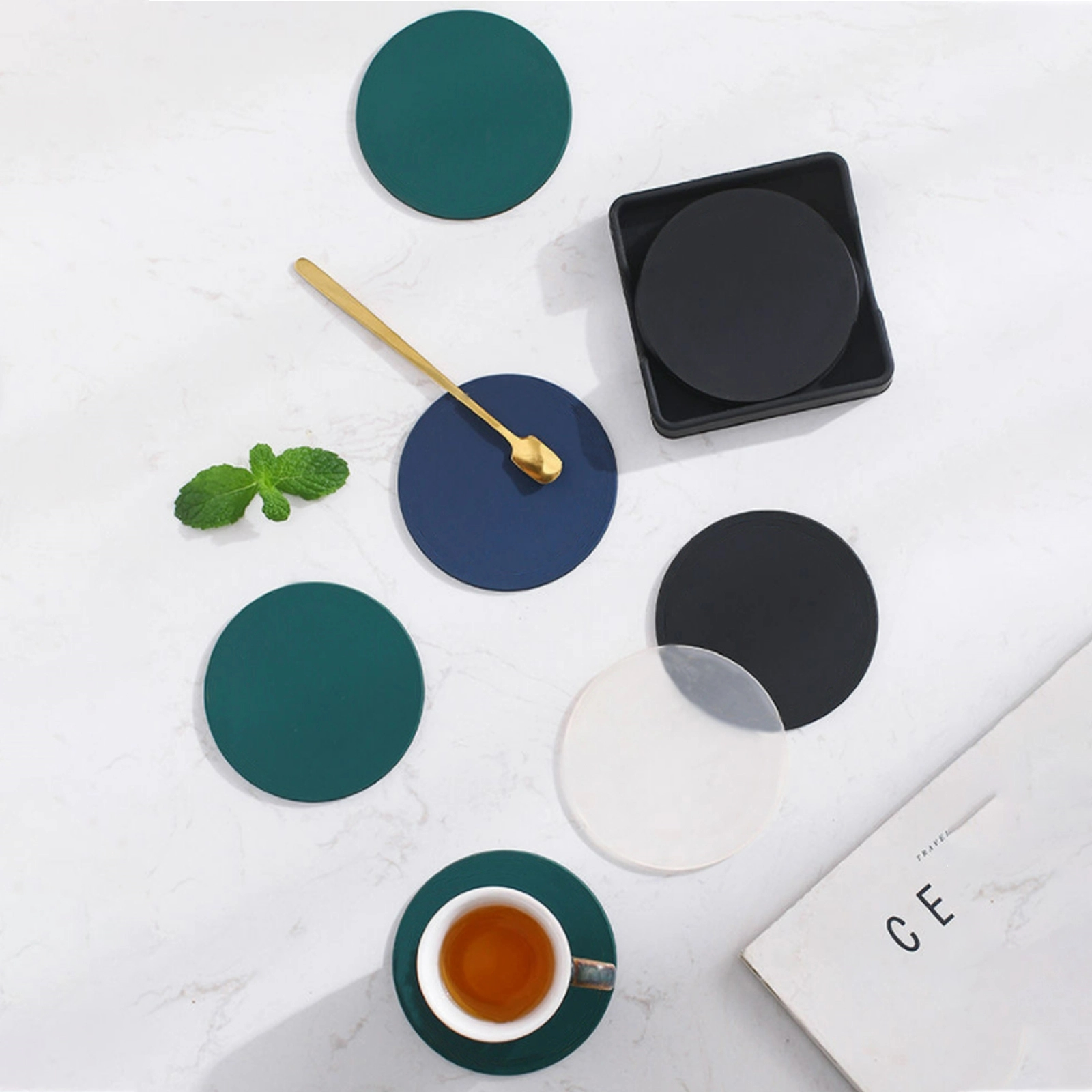 Round Rubber Coaster 3