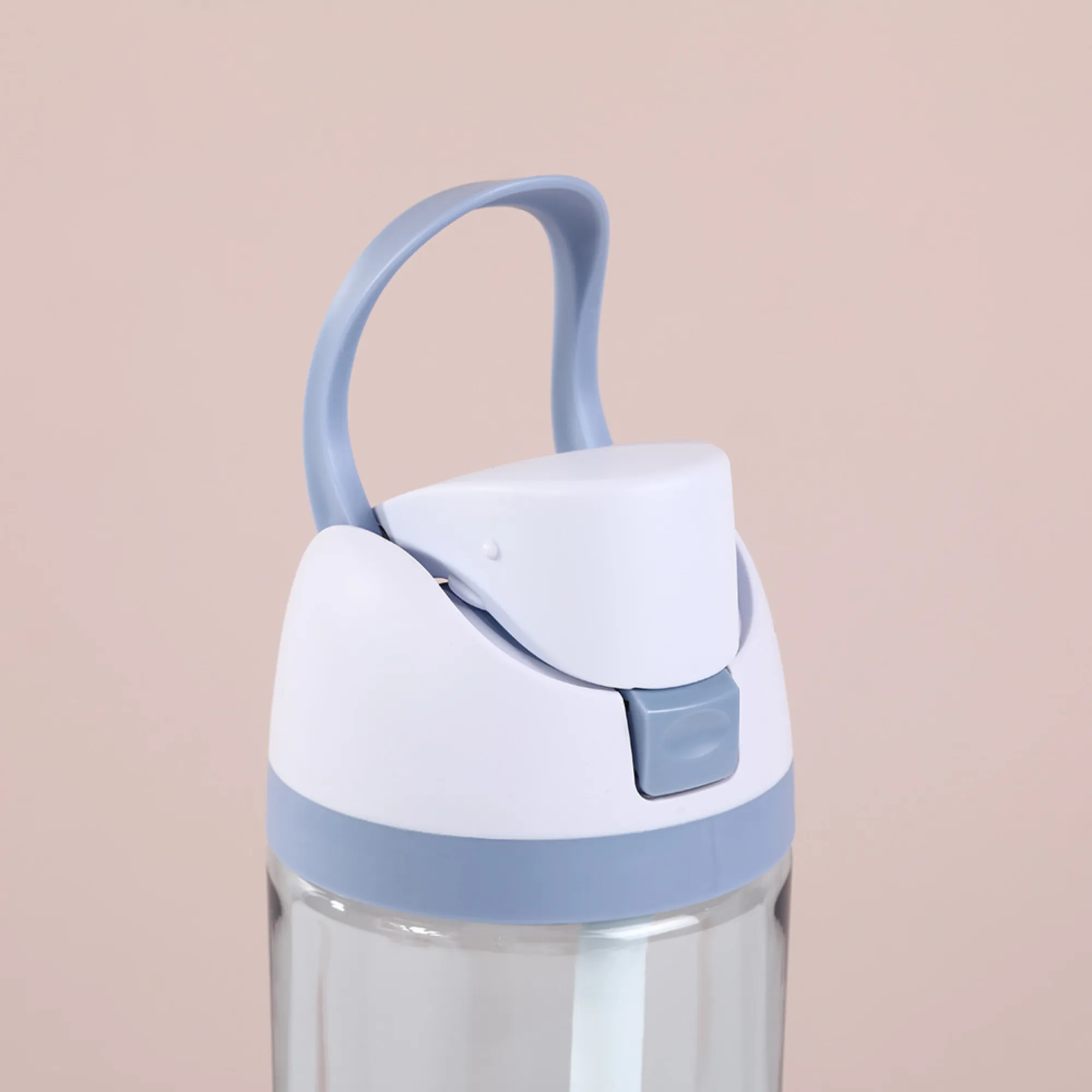 Colorful Transparent Plastic Water Bottles with Straw 1