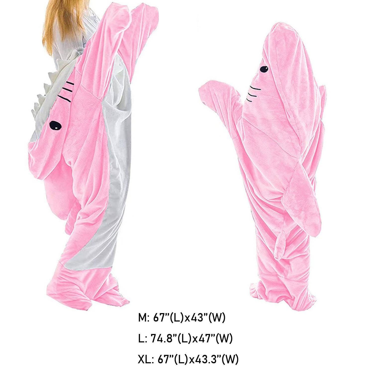 Shark Blanket Adult Hoodie, custom hoodie or sweatshirt with logo imprint 3