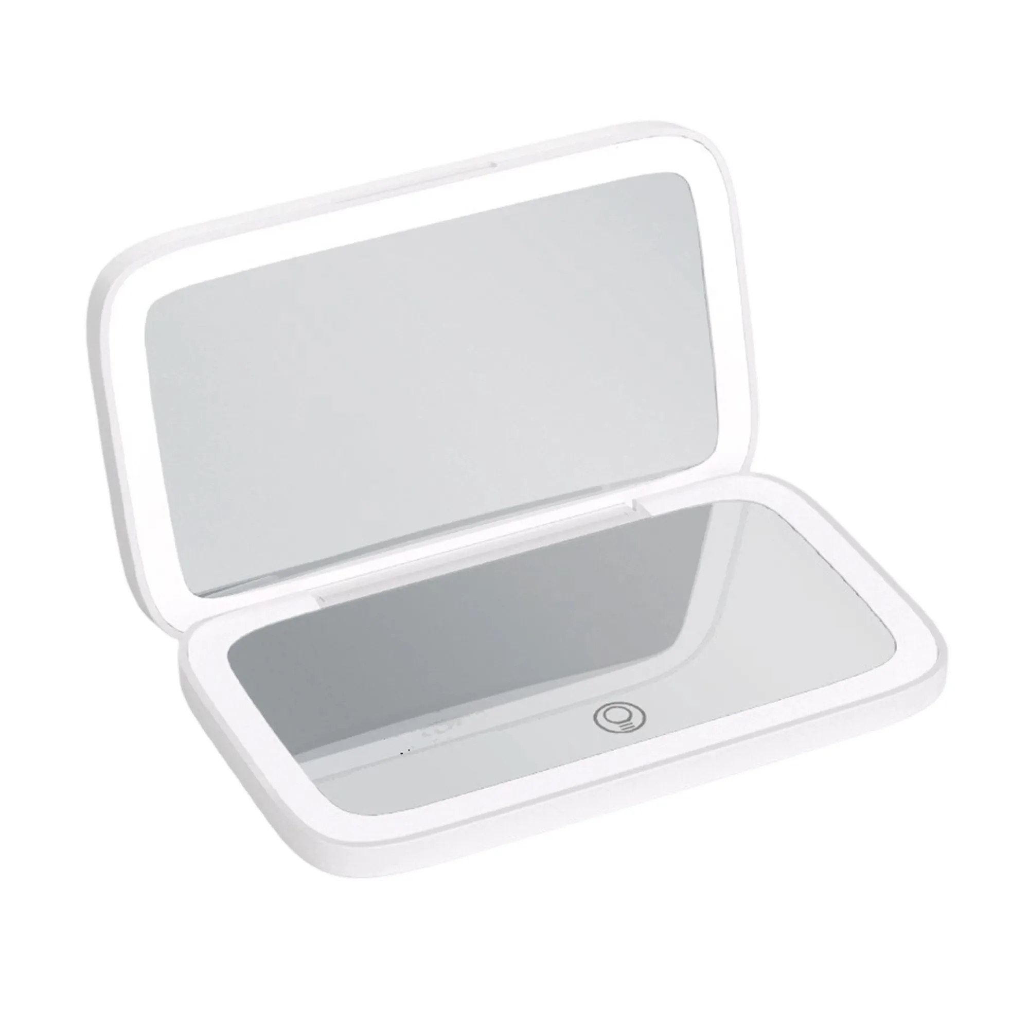 Double-Sided Lighted Makeup Mirror with Adjustable LED 8