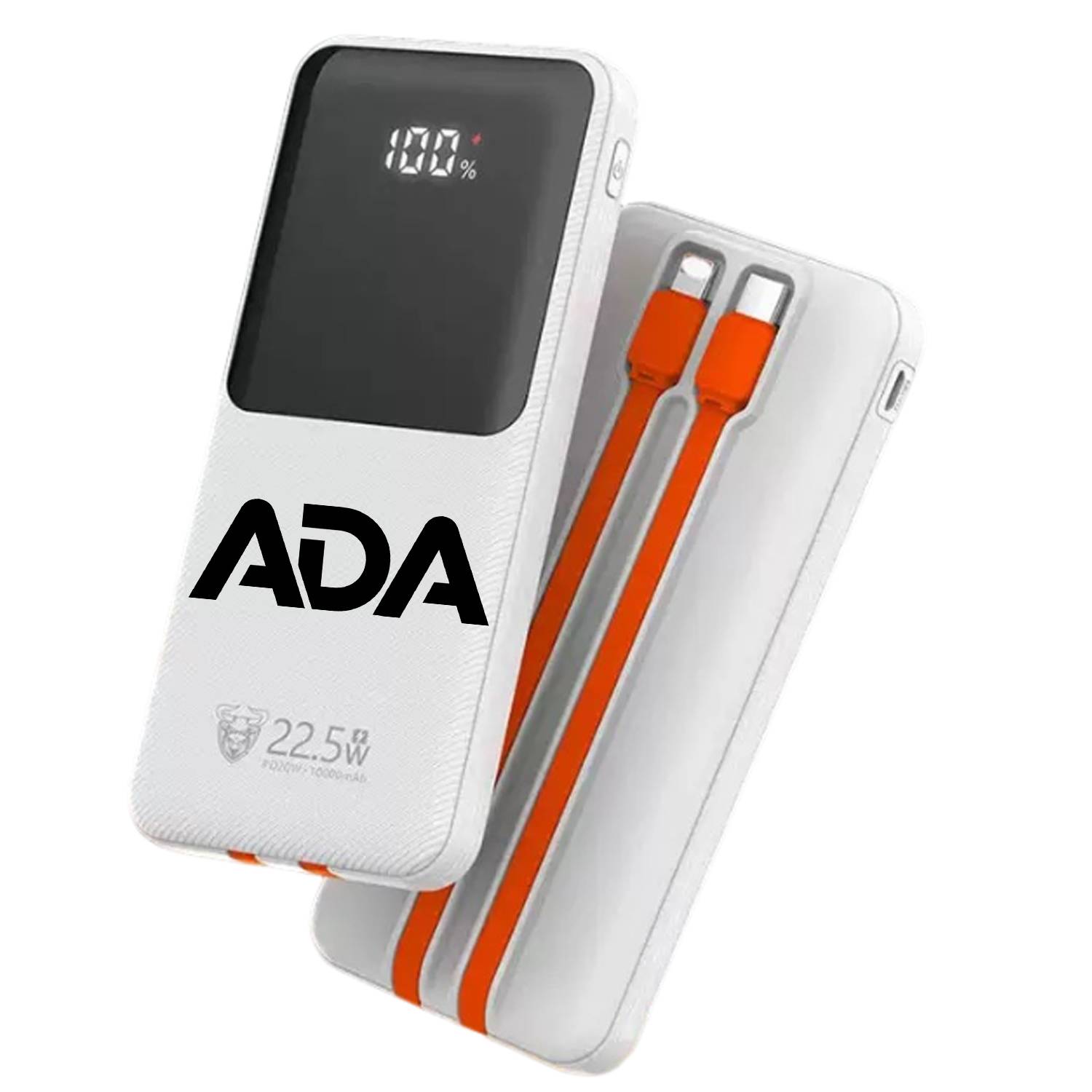 10000mAh Built in Cable Fast Charging Power Bank 5