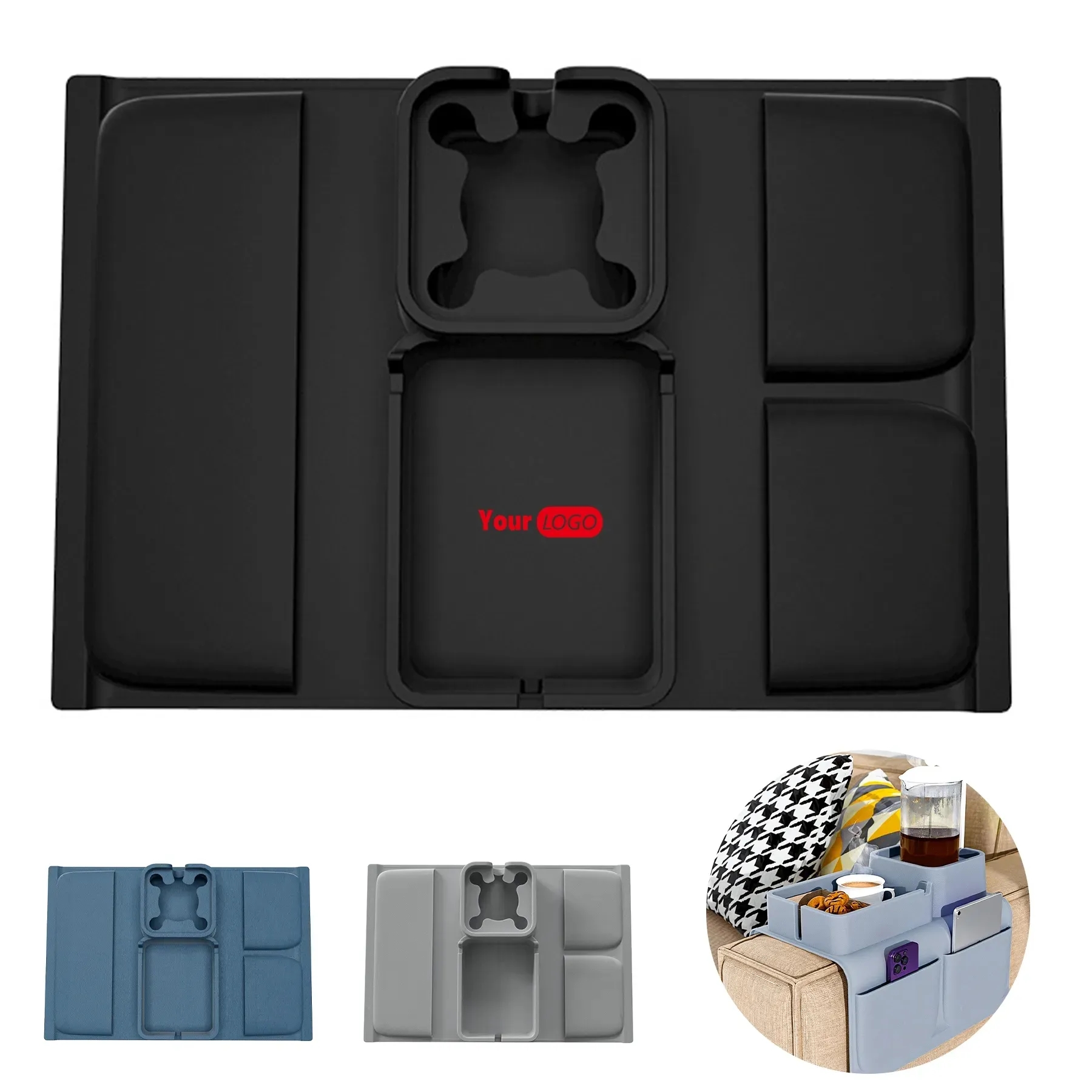 Silicone Multifunctional creative armrest coaster 3