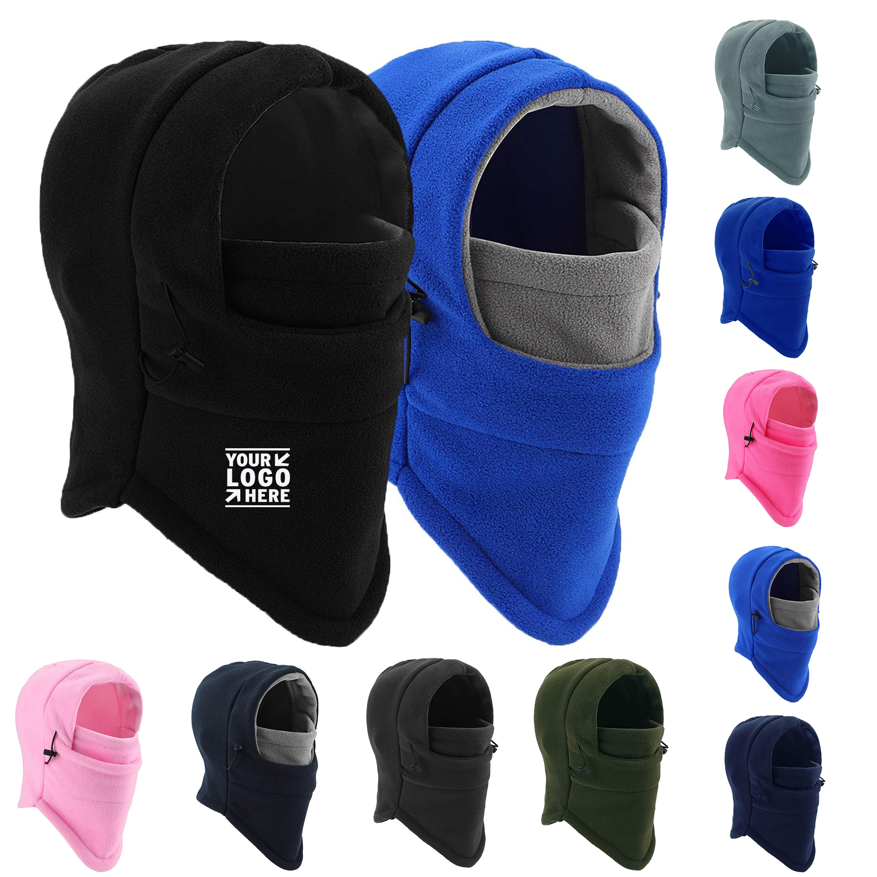 Boys Girl Kid Hiking Winter Balaclava Ski Mask Windproof Warm With Fleece Lining Hat 2