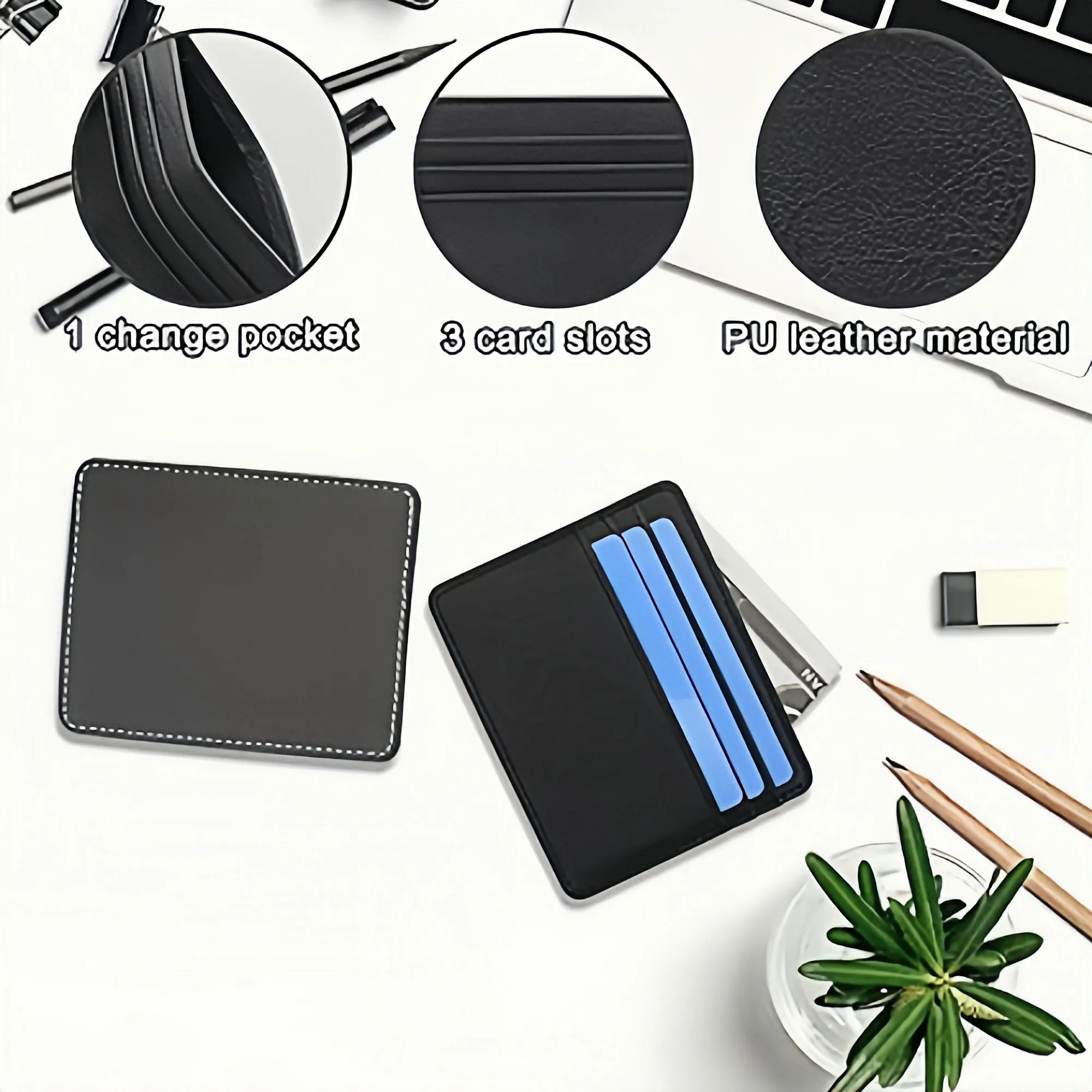 This stylish card holder combines durability and functionali 4