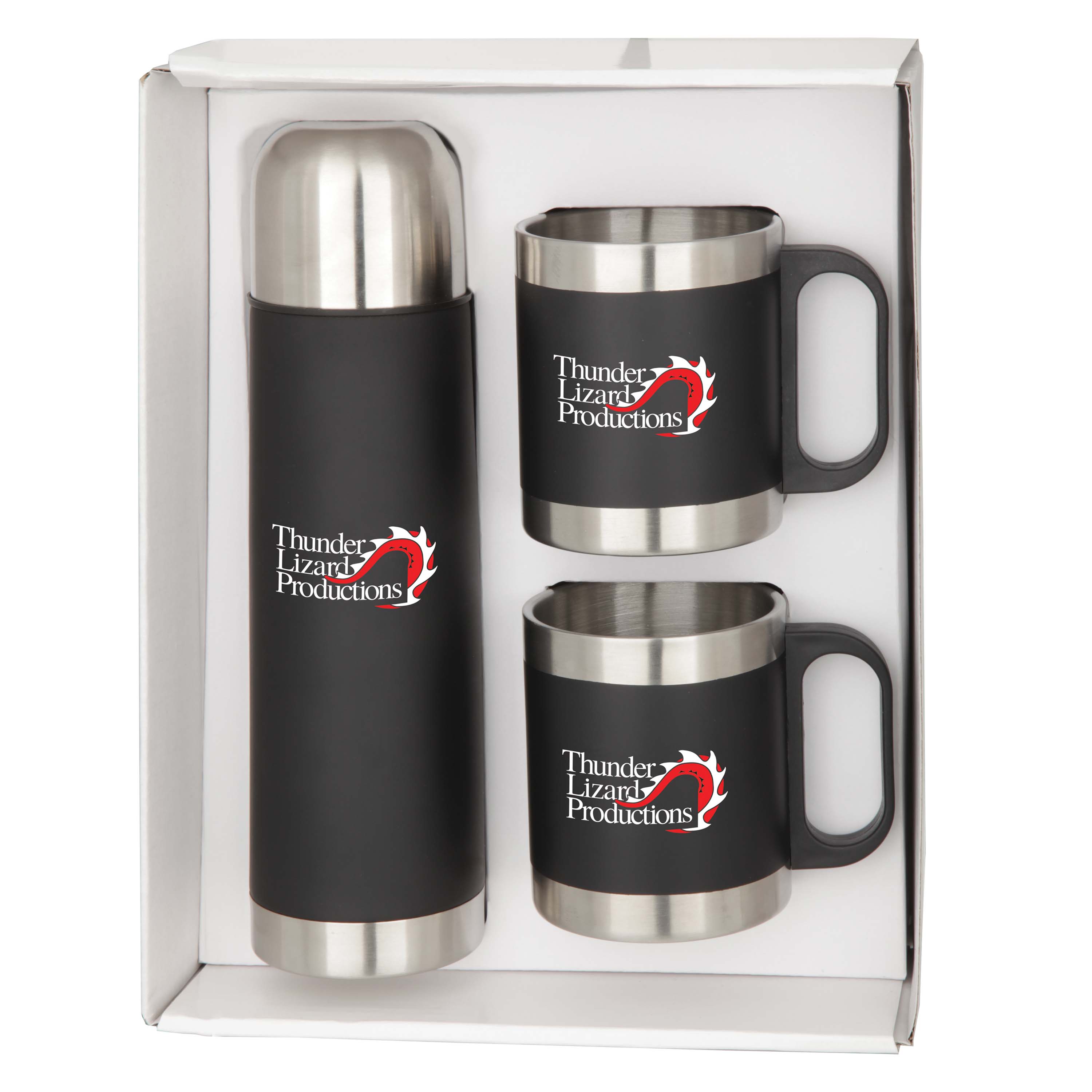 Stainless Steel Mug & Thermos Gift Set 3