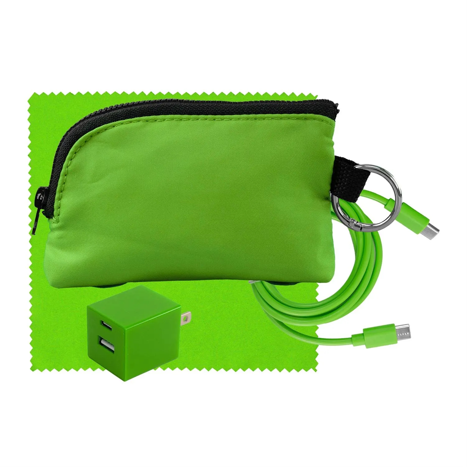 Zip Around A+C to C Cable, Wall & Cloth Set 4