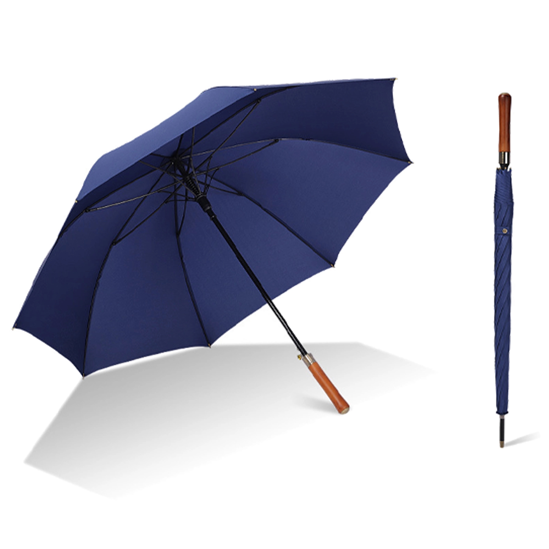 Oversize Golf Umbrella w/ Wood Handle 7