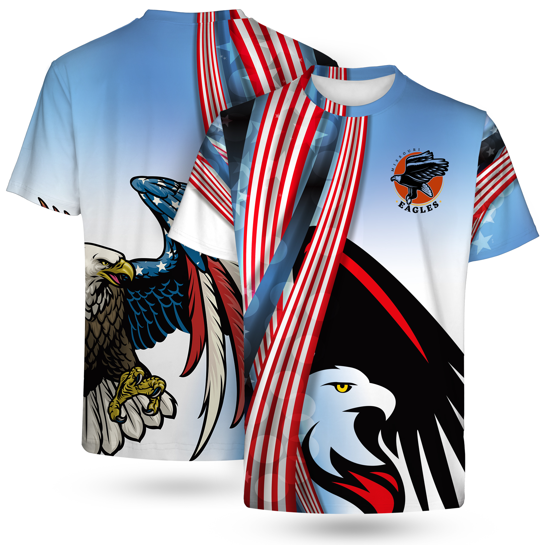 Custom Full Color Dye Sublimation Short Sleeve T-Shirt 1