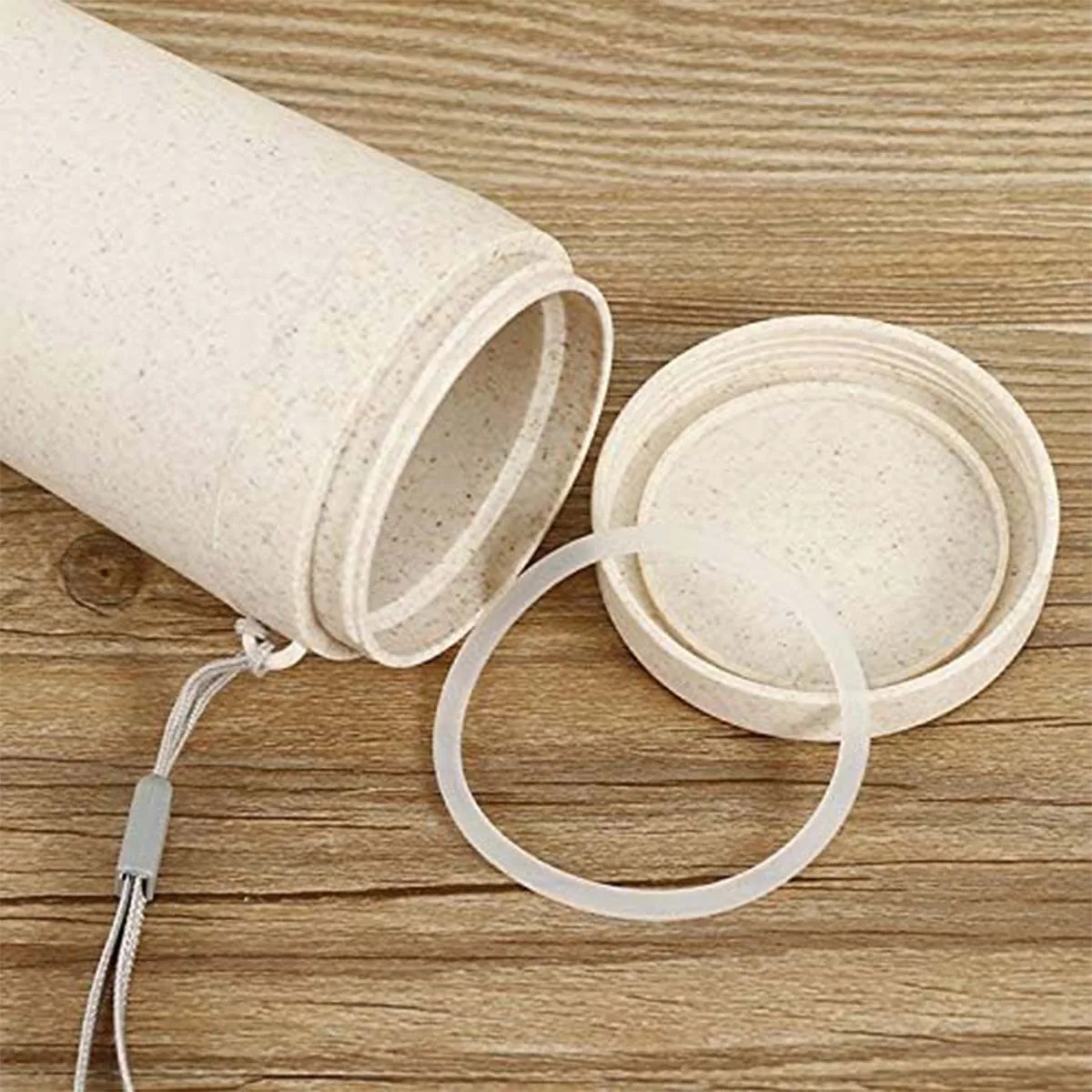 Shatter Resistant Durable Portable Wheat Straw Cup 4