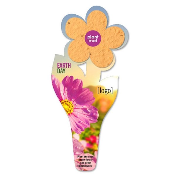 Seed Paper Flower Bookmark 17