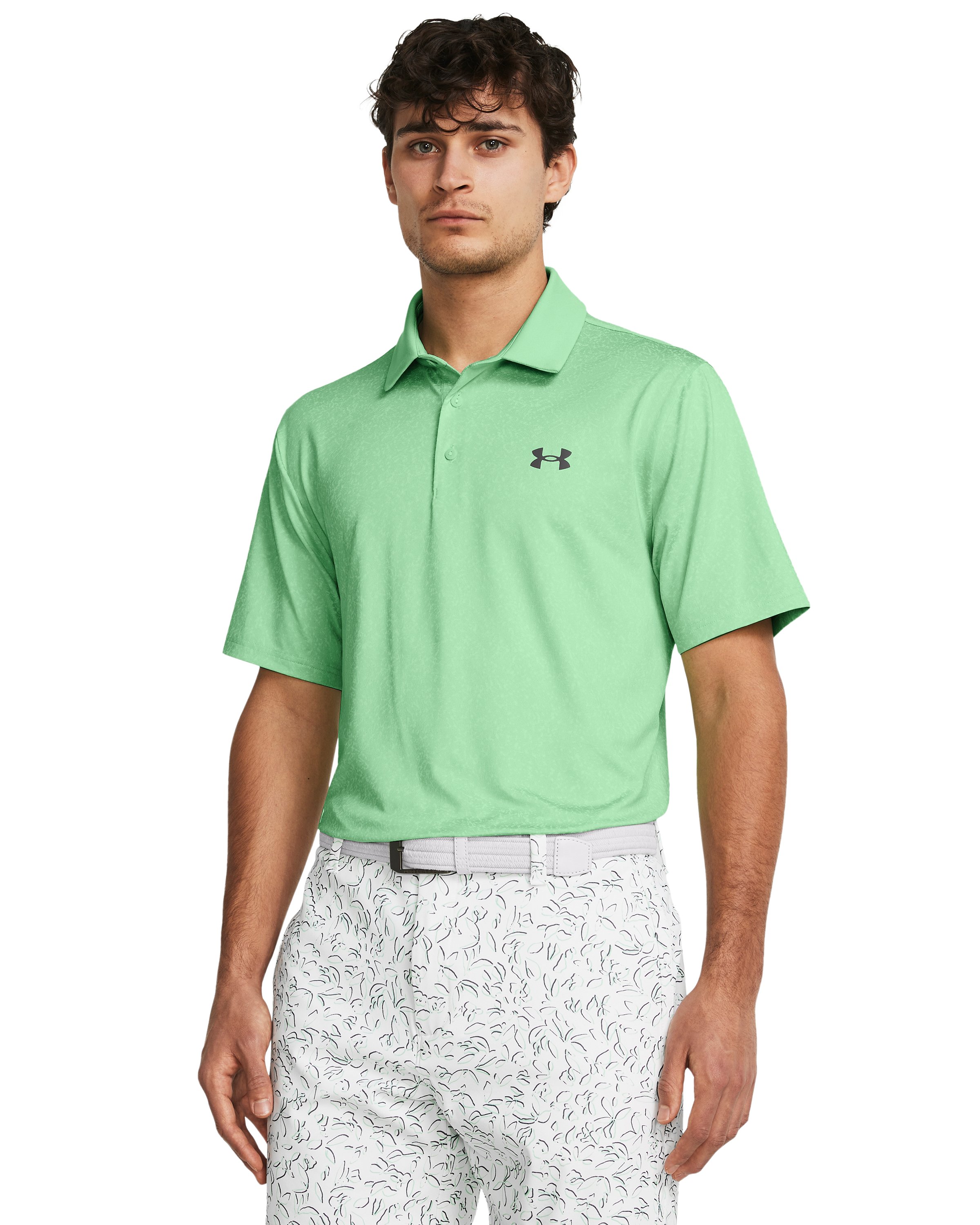 UA Playoff 3.0 Coral Jacquard Men's Polo 7
