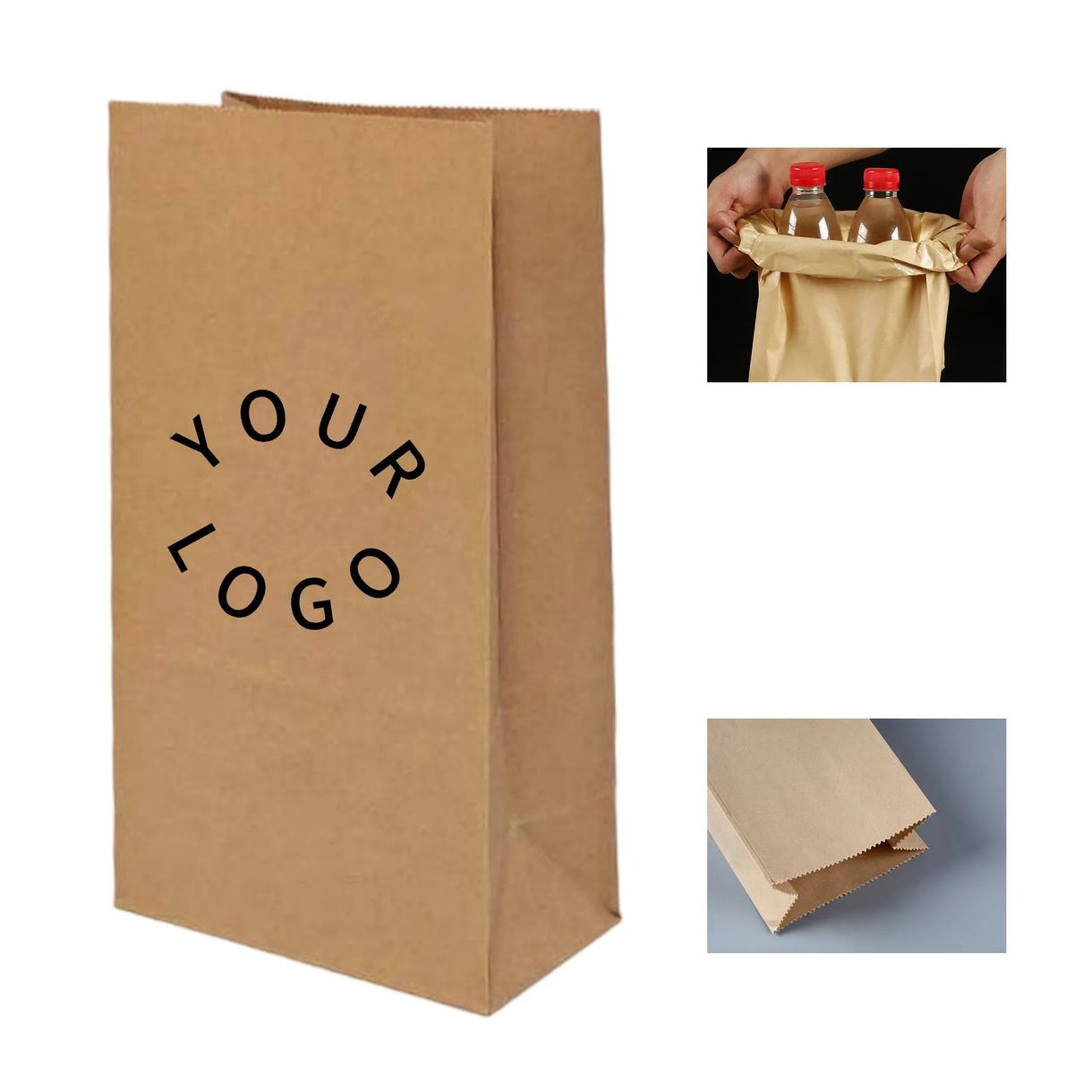 Takeaway Paper Bag for Sandwiches and Pastries 2