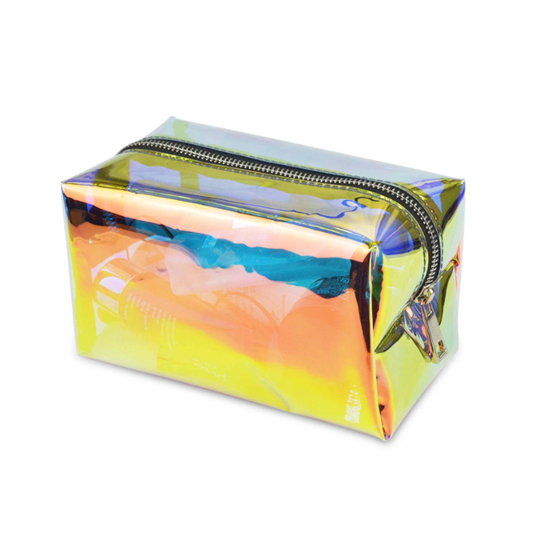 Clear Holographic Square Makeup Bag 4