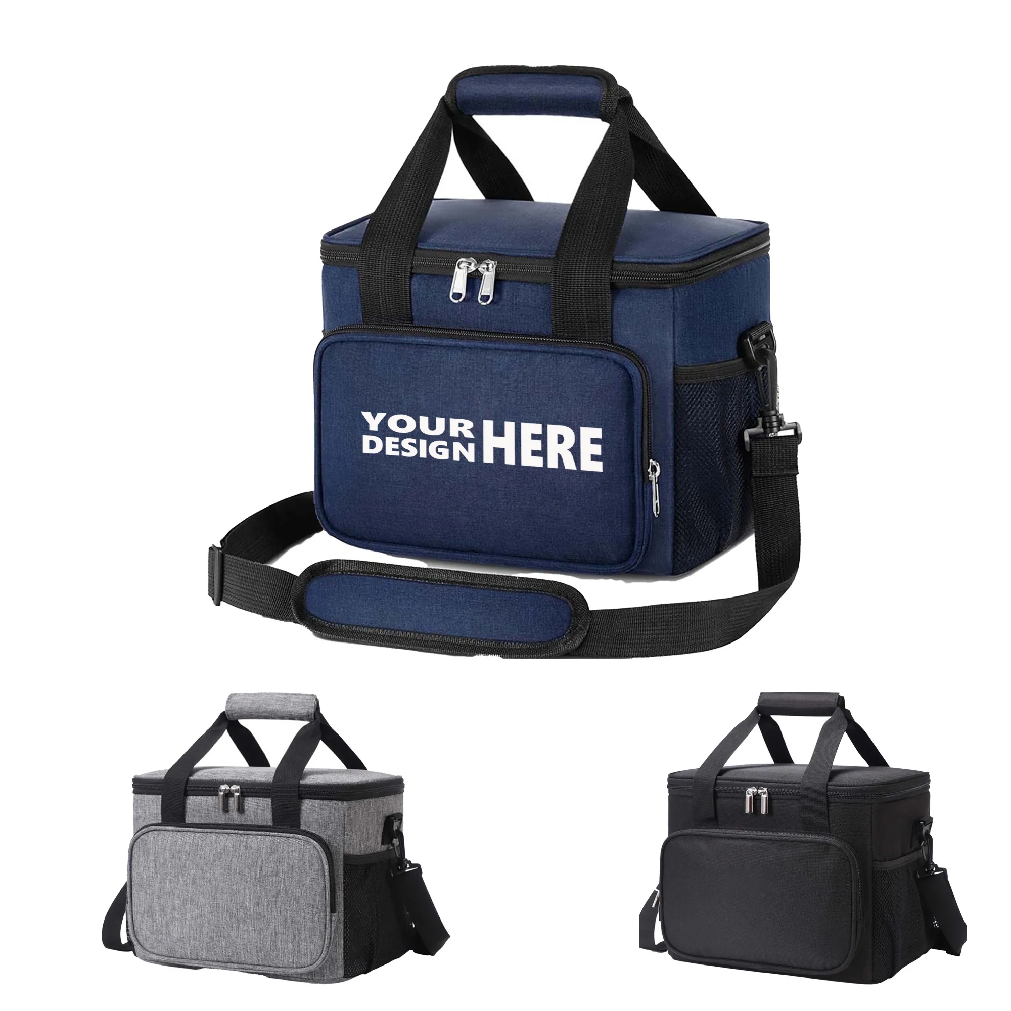 Oxford Cloth Handheld Aluminum Foil Insulated Bag 2