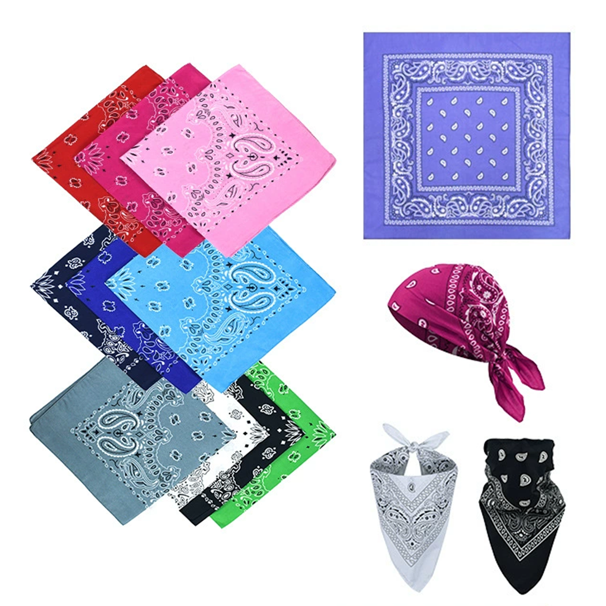 Custom-Made Polyester Printed Headscarf 2