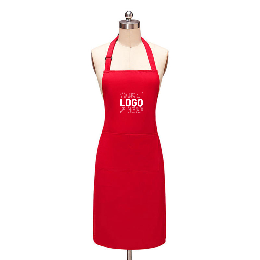 Simple Solid Color Apron 4