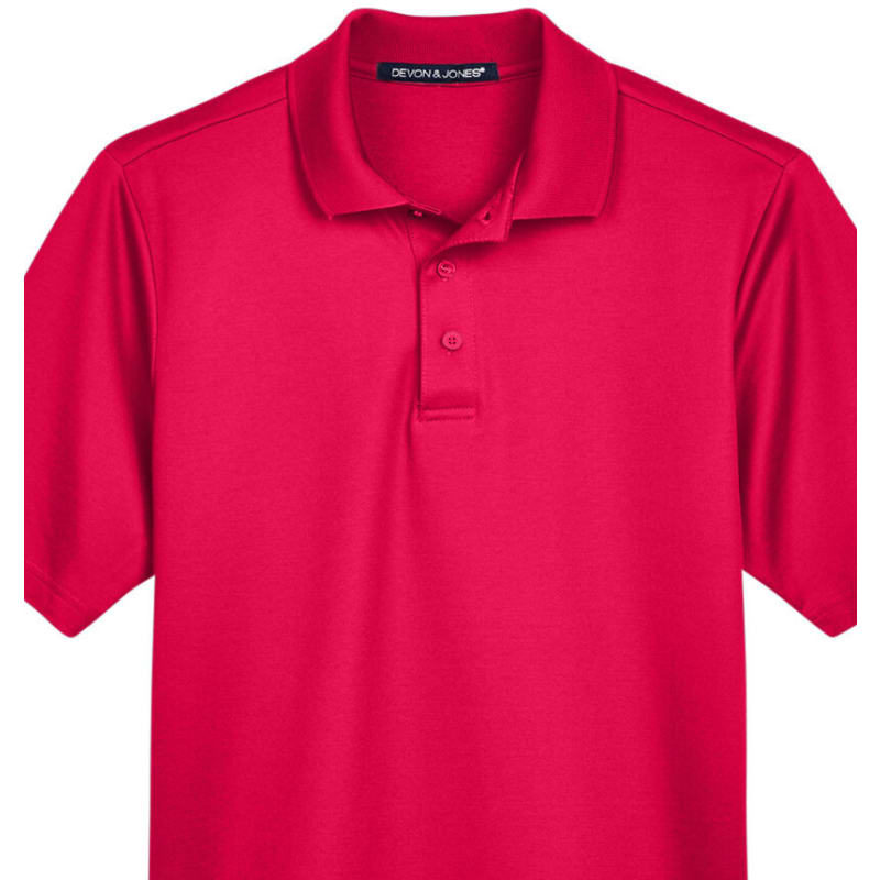 Devon & Jones CrownLux Performance™ Men's Tall Plaited Polo 16